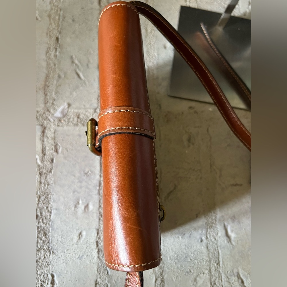Patricia Nash Torri Crossbody Heritage Tan Leather Bag - Picture 8 of 11